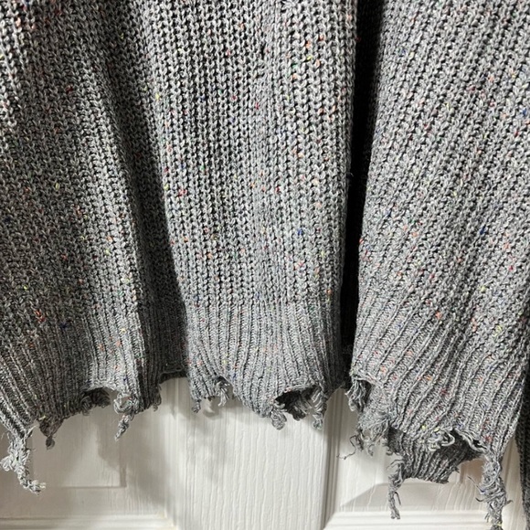 New Distressed and Frayed Sweater - Picture 7 of 12